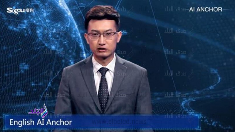 أول مذيع آلي