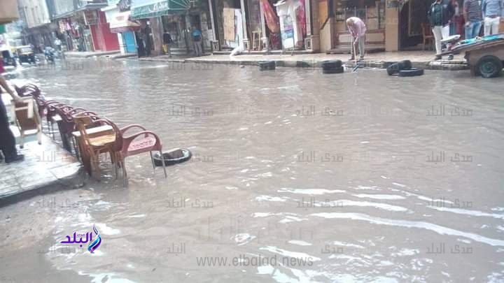  بسبب الأمطار الغزيرة غرق مناطق متفرقة من الإسكندرية..صور