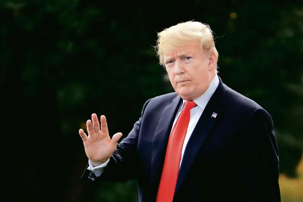 الرئيس الأمريكي دونالد ترامب