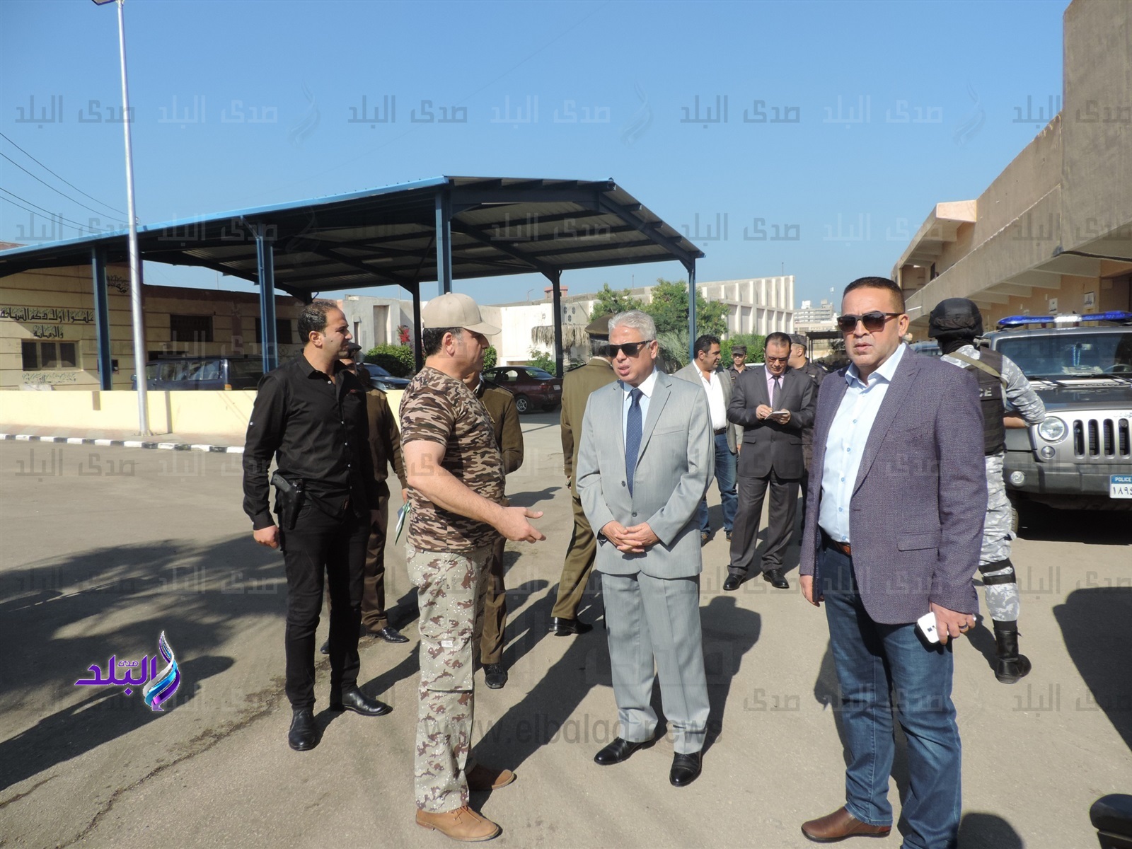 مدير أمن البحيرة يتفقد إدارة فرق الأمن والنجدة والخدمات 