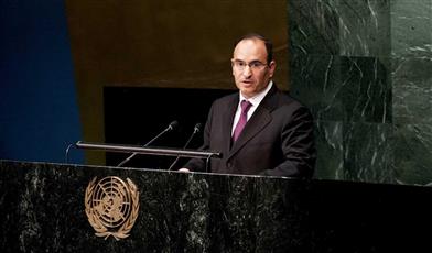 مندوب الكويت الدائم لدى الأمم المتحدة السفير منصور العتيبي