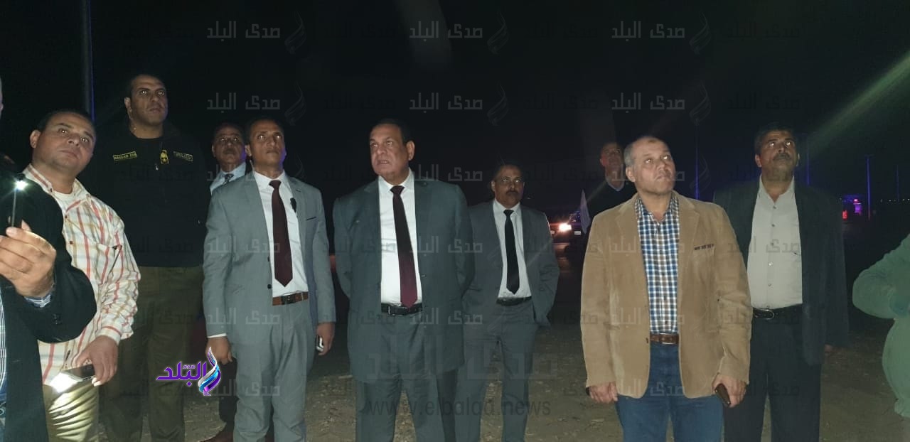 تفقد المحافظ أعمال سير العائلة المقدسة بوادى النطرون