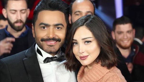 بسمة بوسيل وتامر حسني بسمة بوسيل وتامر حسني