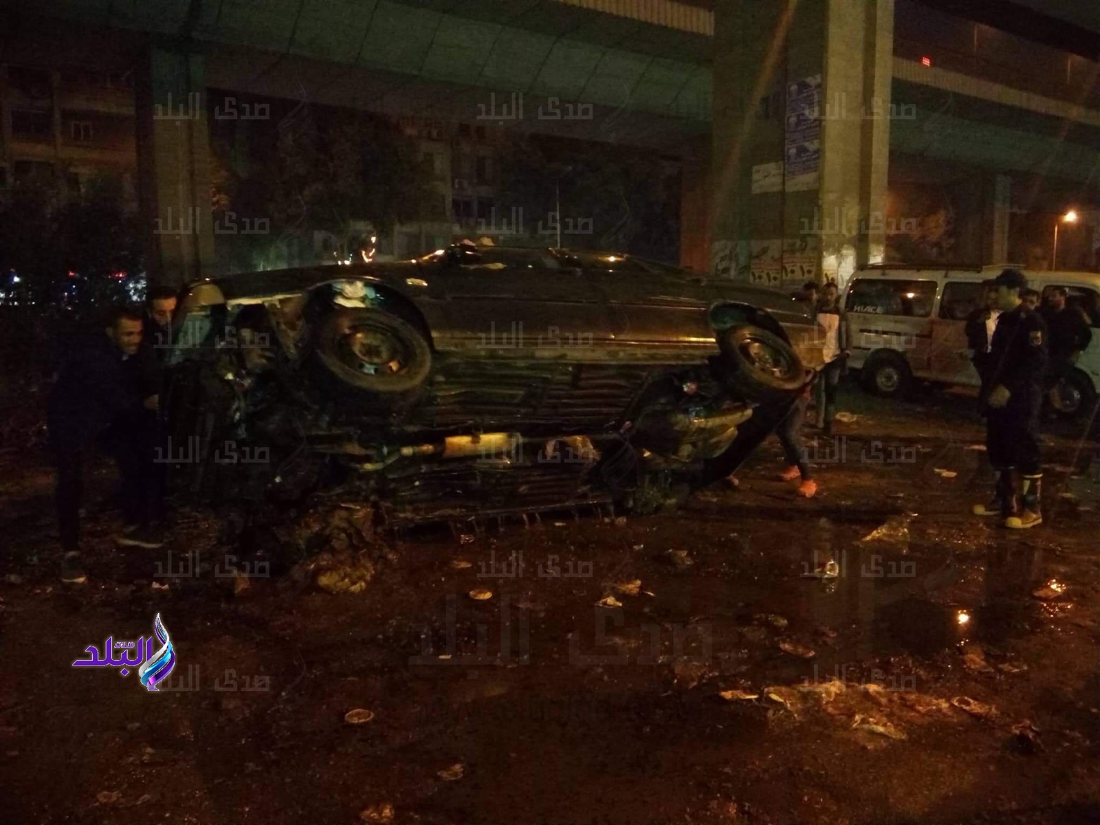 السيارة المنكوبة