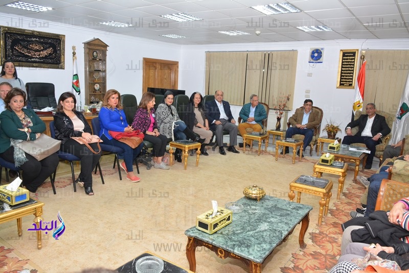 اجتماع مع وفد نادي روتاري