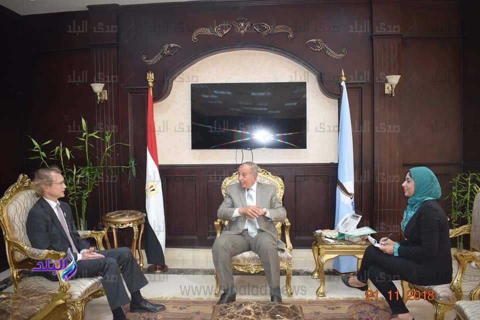 محافظ البحر الأحمر يستقبل سفير جمهورية استونيا