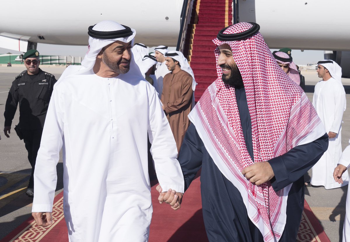 محمد بن سلمان ومحمد بن زايد محمد بن سلمان ومحمد بن زايد