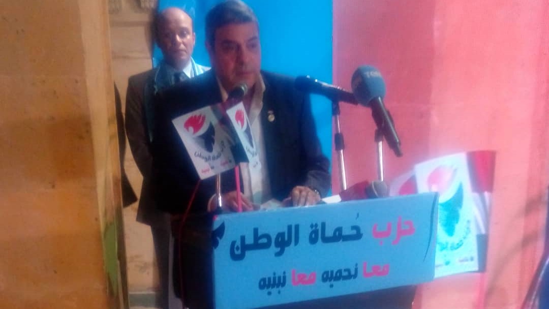 اللواء فاروق مجاهد، مساعد رئيس حزب حماة الوطن