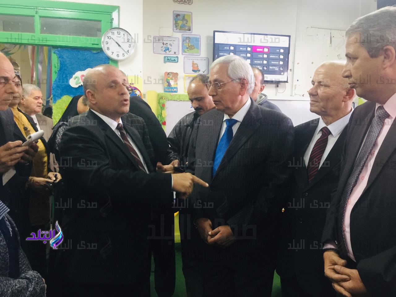 محافظ الدقهلية ووكيل وزارة التربية 