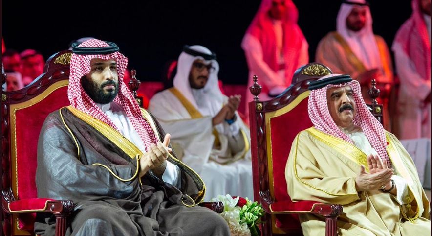 ملك البحرين وولي العهد السعودي