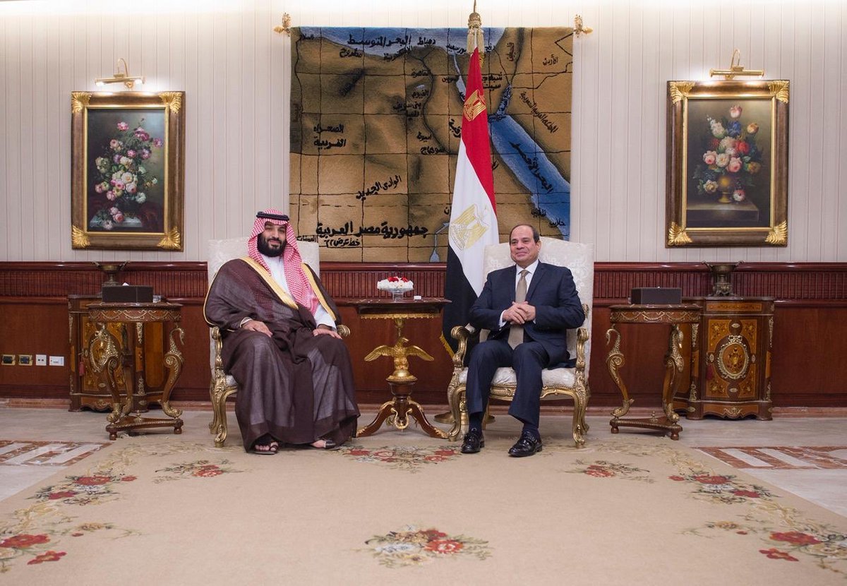 الرئيس السيسي وولي العهد السعودي