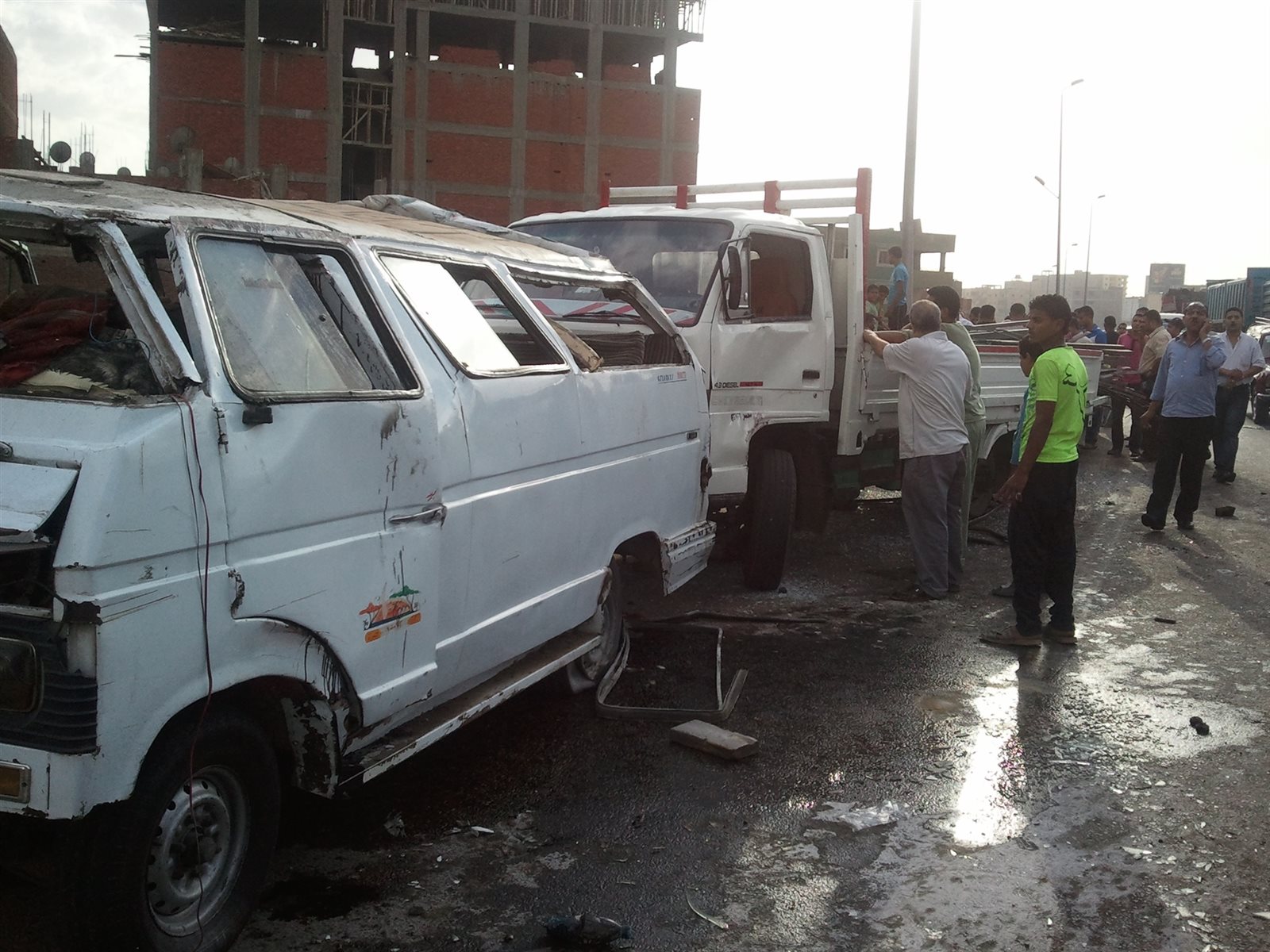 صورة أرشيفية - حادث تصادم صورة أرشيفية - حادث تصادم
