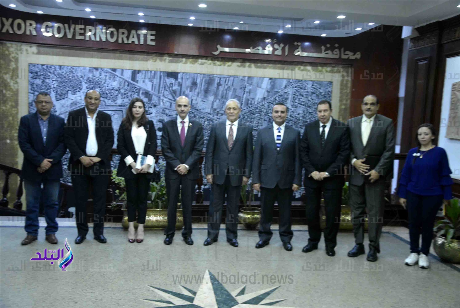 محافظ الأقصر يستقبل سفير جورجيا محافظ الأقصر يستقبل سفير جورجيا