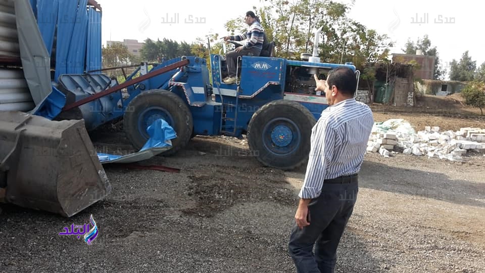 الموجة الأولى لإزالة التعديات علي الأراضي الزراعية بالمنوفية