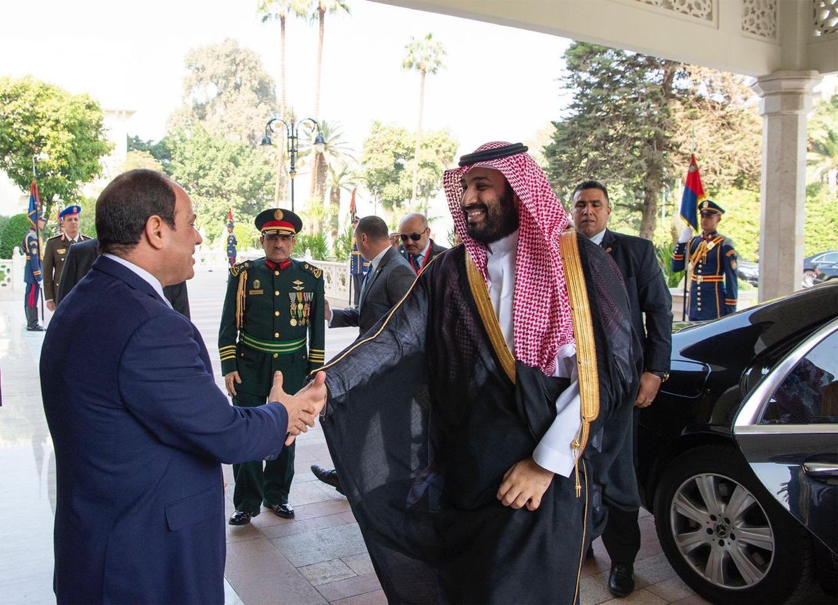 الرئيس السيسي وولي العهد السعودي الرئيس السيسي وولي العهد السعودي