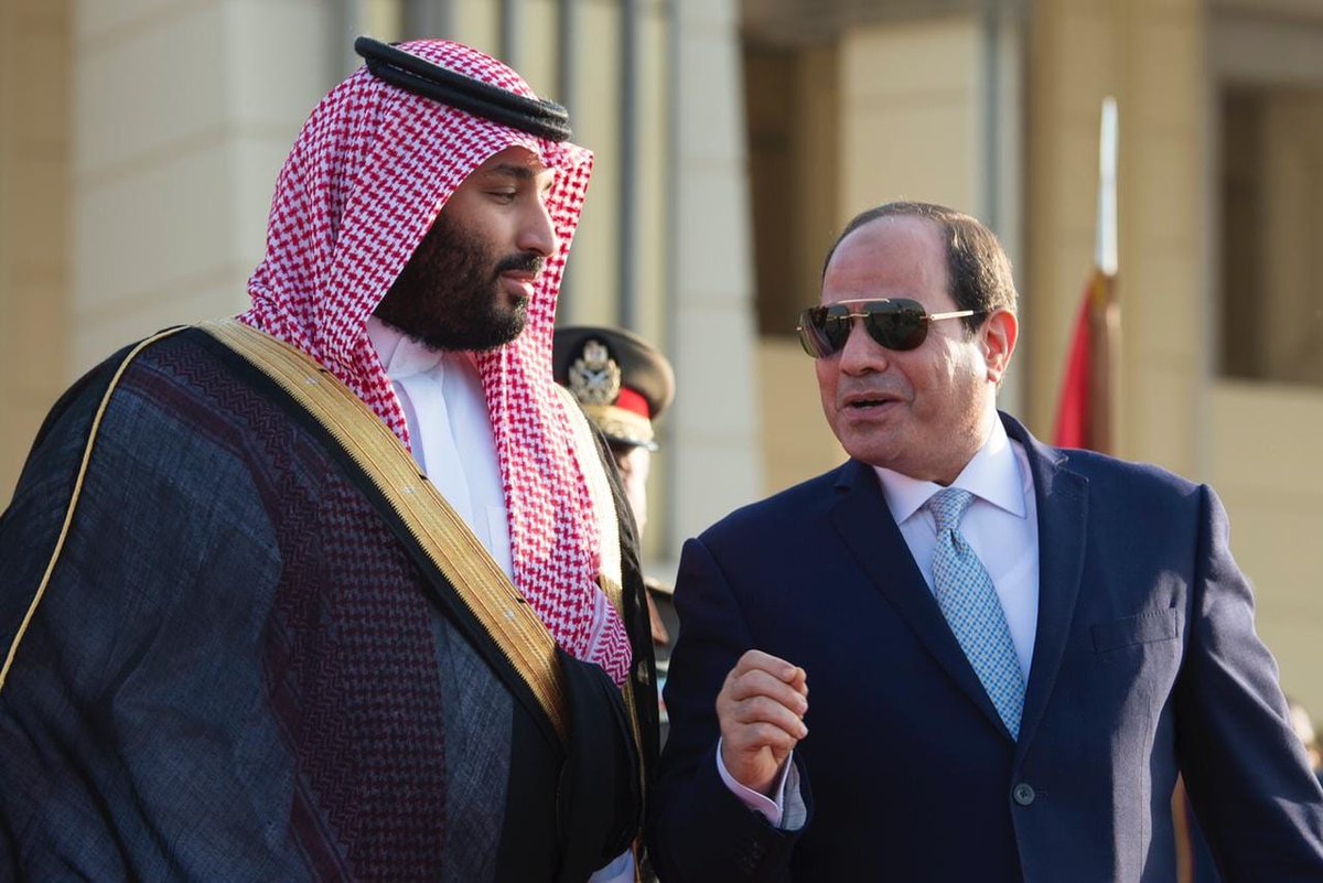 الرئيس السيسي والأمير محمد بن سلمان الرئيس السيسي والأمير محمد بن سلمان