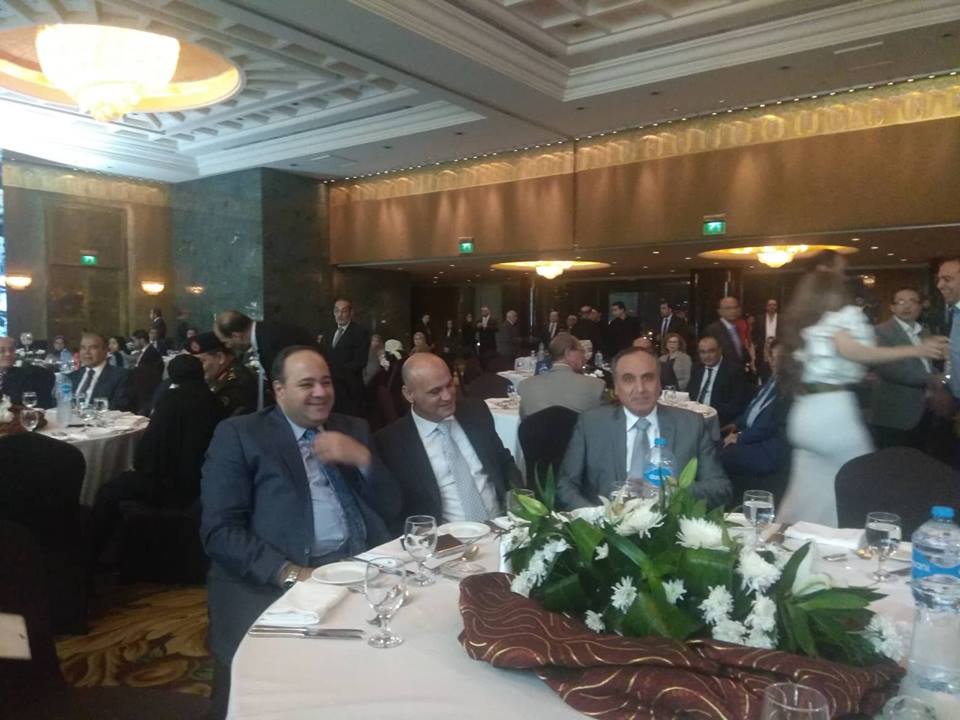 نقيب الصحفيين خلال الحفل نقيب الصحفيين خلال الحفل
