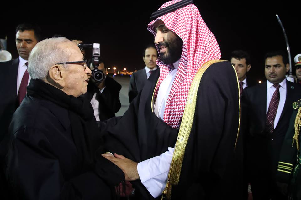 ولي العهد السعودي والرئيس التونسي ولي العهد السعودي والرئيس التونسي