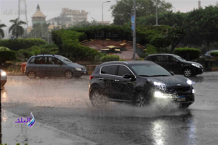 أمطار غزيرة تضرب أنحاء متفرقة من الإسكندرية