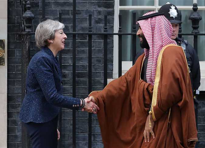 الأمير محمد بن سلمان وتيريزا ماي