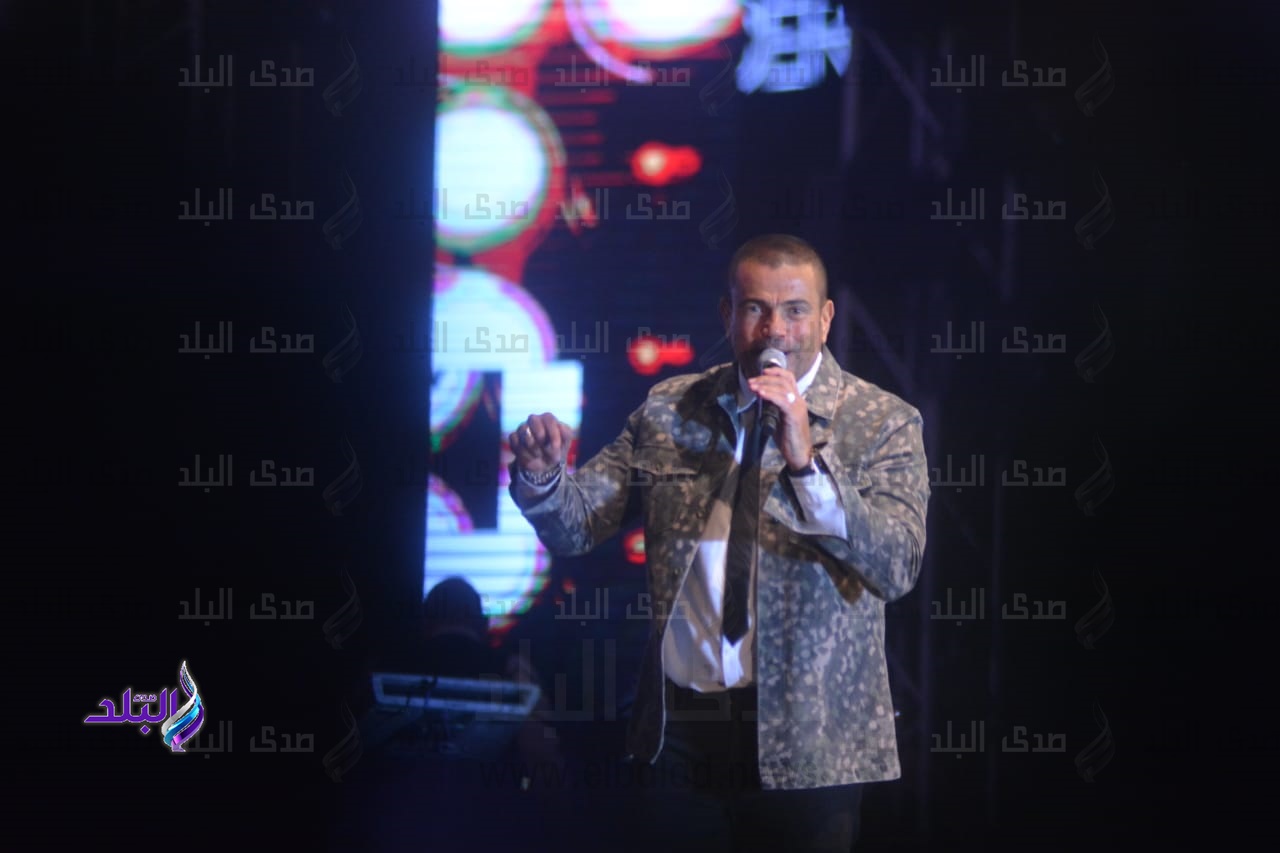 دبلة دينا الشربيني بقت رسمي ..عمرو دياب يظهر بدبلتين 