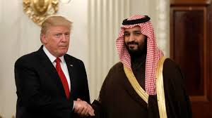 ترامب مع ولي العهد السعودي 