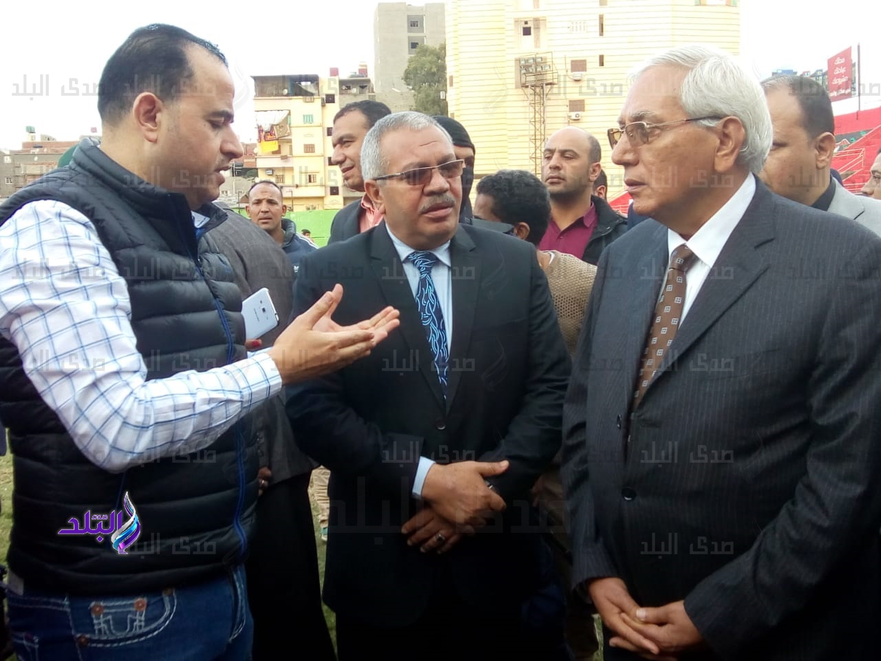 اللقاء الجماهيري الذي عقد بنادي نبروه الرياضي 