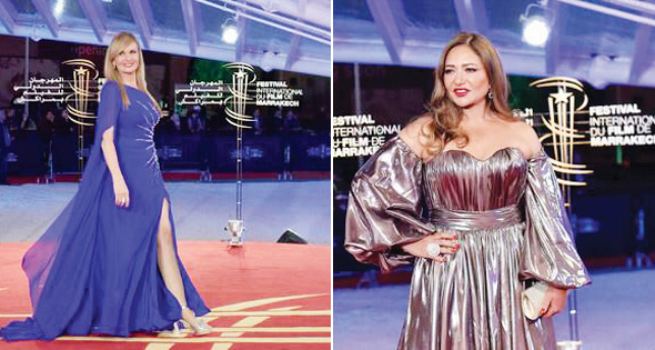 يسرا وليلى علوي في مهرجان مراكش يسرا وليلى علوي في مهرجان مراكش