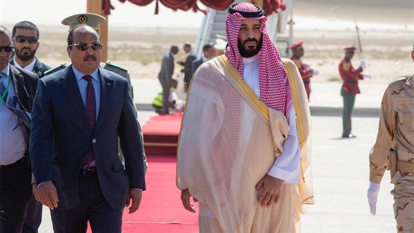 الأمير محمد بن سلمان بعد لحظات من وصوله موريتانيا