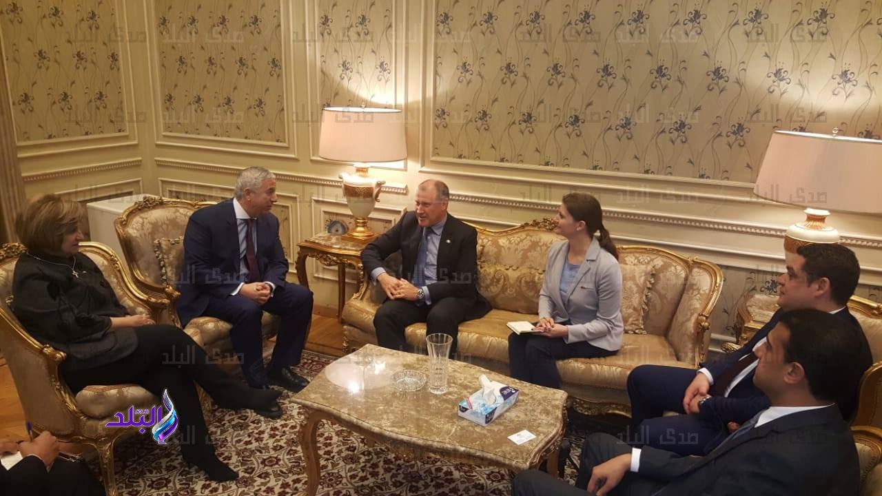 رئيس خارجية البرلمان يستقبل سفير استراليا بالقاهرة