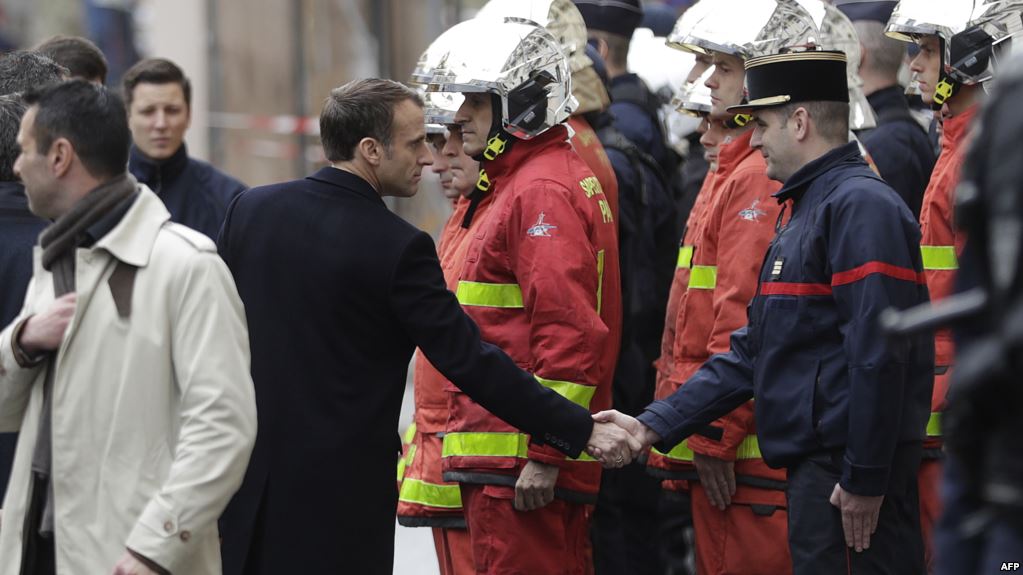 الرئيس الفرنسي إيمانويل ماكرون