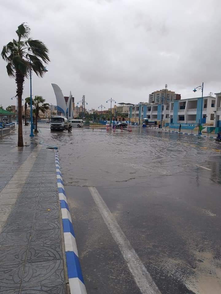 نوة ممطرة على مطروح