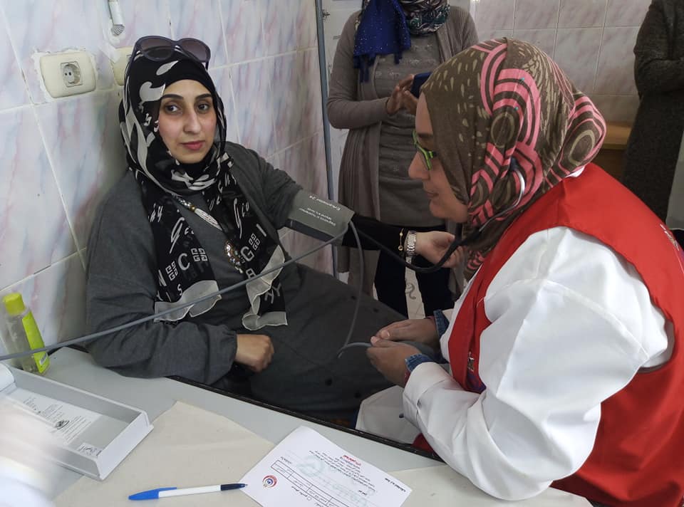 حملة 100 مليون صحة بجامعة العريش
