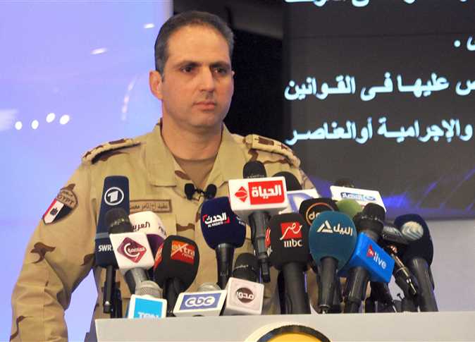 العقيد أركان حرب تامر الرفاعى المتحدث الرسمى باسم القوات ال