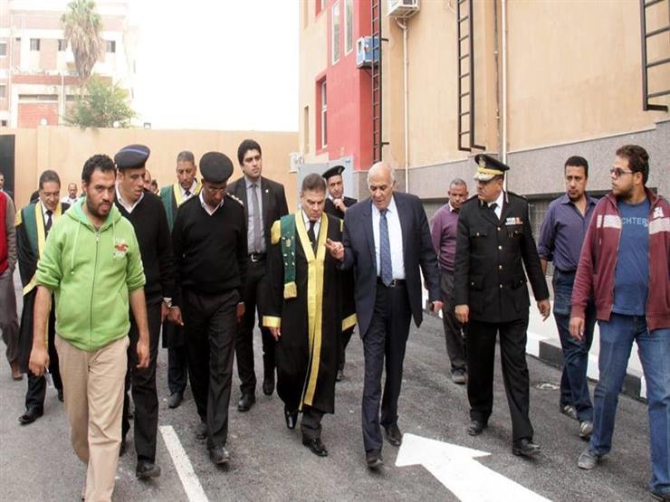 رئيس استئناف القاهرة يتفقد محاكم طرة رئيس استئناف القاهرة يتفقد محاكم طرة