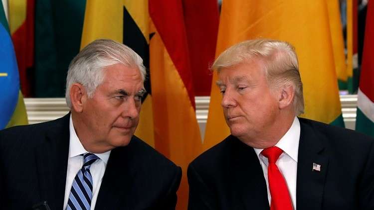 دونالد ترامب وريكس تيلرسون