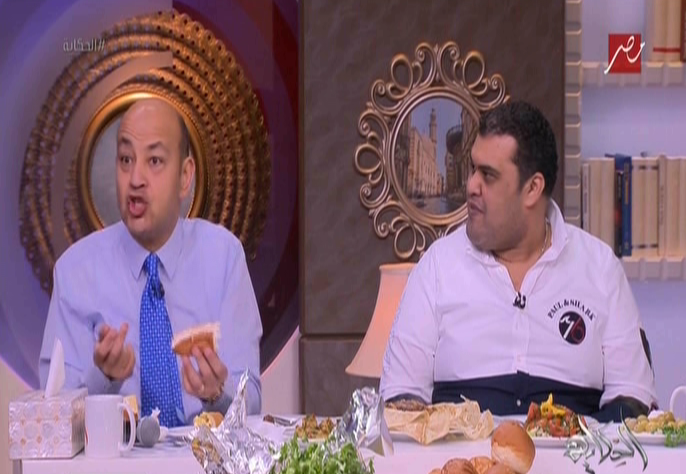أحمد فتحي و عمرو أديب 