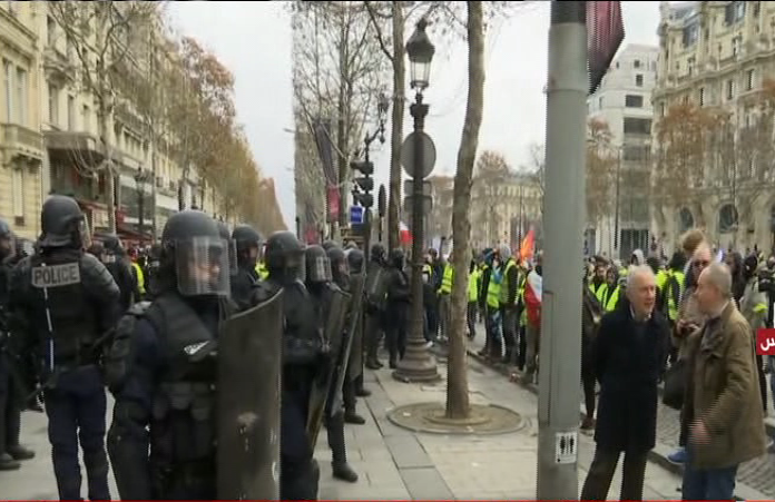 جانب من التظاهرات