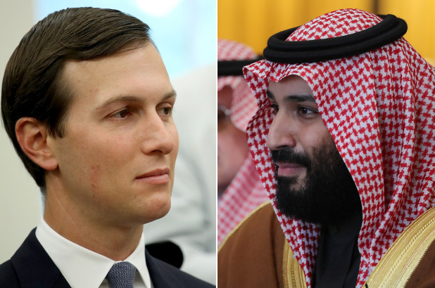 ولي العهد السعودي ومستشار الرئيس الأمريكي 