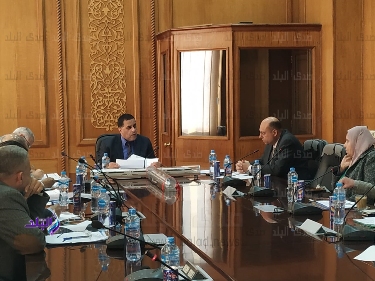 جانب من اجتماع المهندس أشرف رسلان رئيس هيئة السكة الحديد