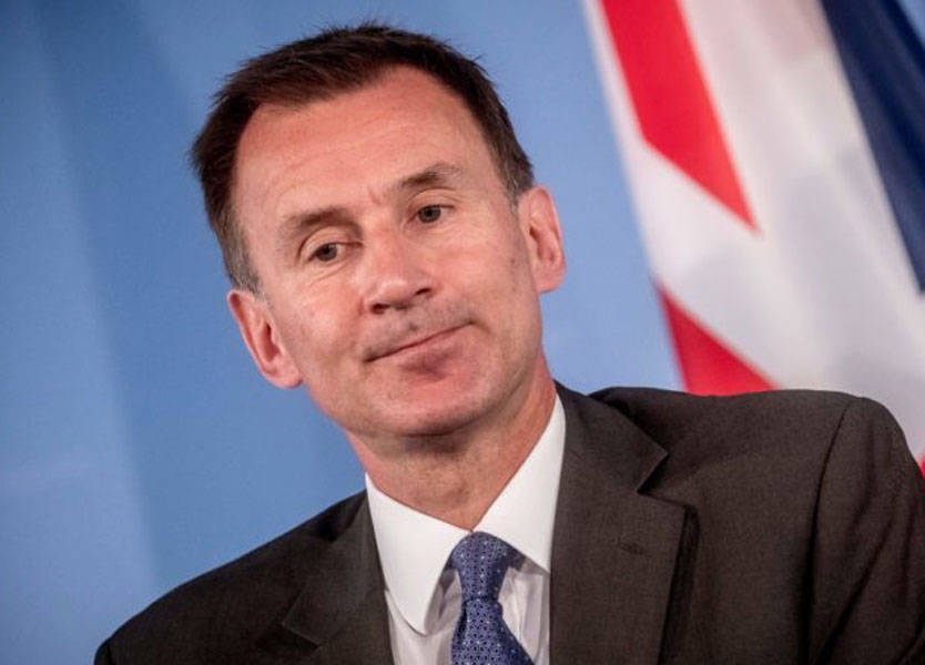  وزير الخارجية البريطاني جيريمي هانت