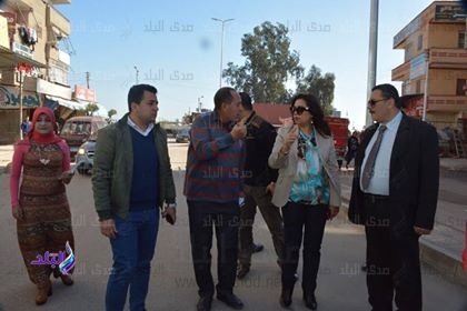 محافظ دمياط تتفقد جراج الوحدة المحلية لمركز ومدينة دمياط