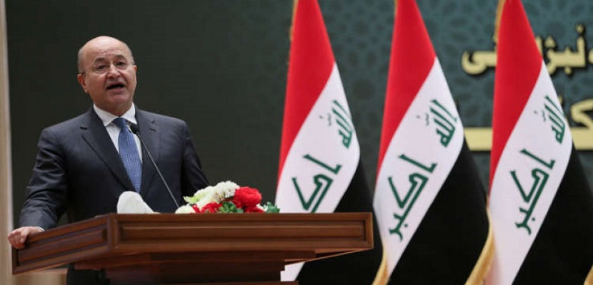 الرئيس العراقي يدعو إلى استمرار الدعم الدولي 