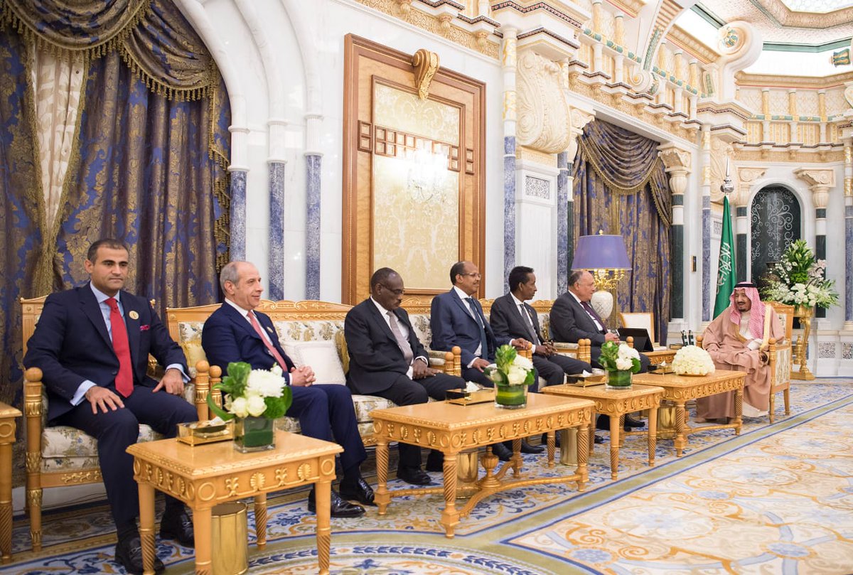 جانب من لقاء وزير الخارجية بالملك سلمان 