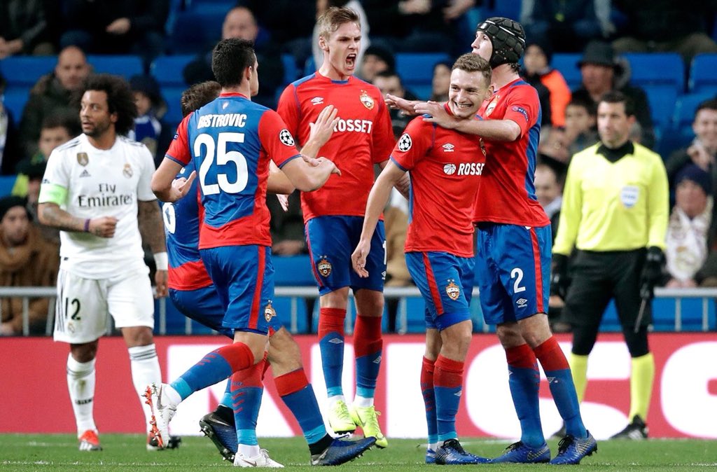 جانب من مباراة ريال مدريد وسسكا موسكو 