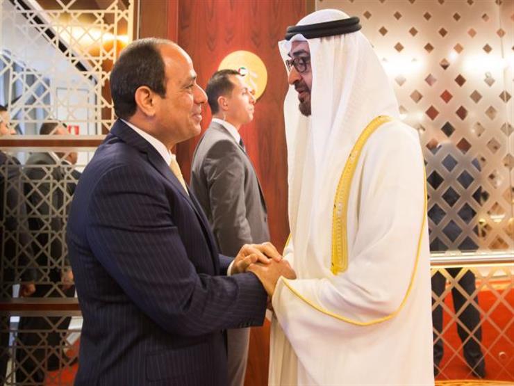 الرئيس السيسي وولي عهد ابو ظبي