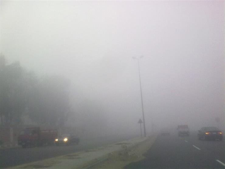 غلق طريق الاسكندرية الصحراوي بسبب الشبورة