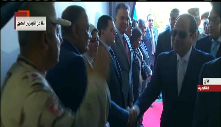 الرئيس السيسي يصل مقر افتتاح عدد من المشروعات في مجال المياه