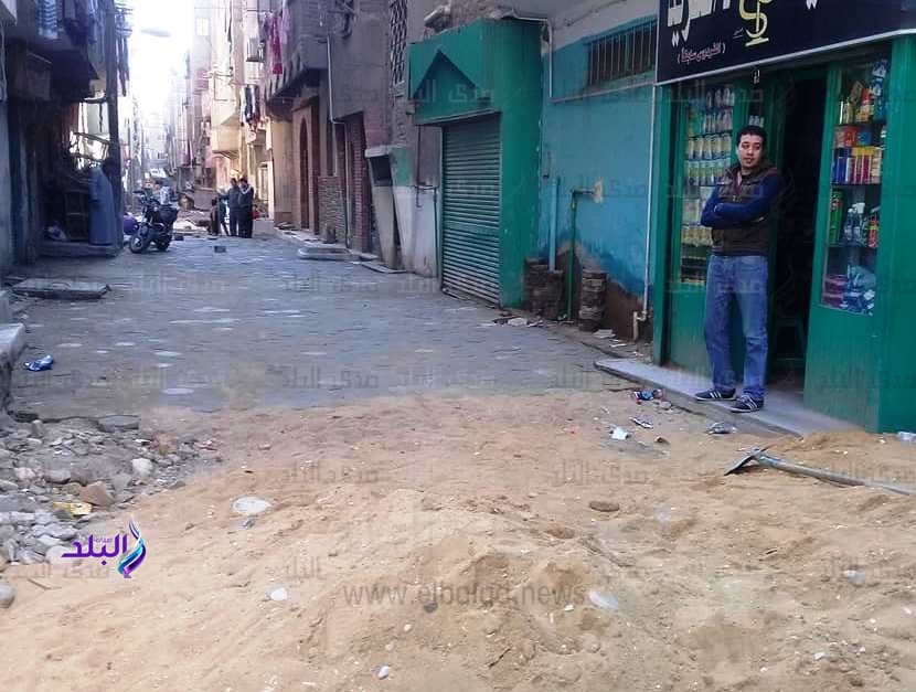 تركيب بلاط الانترلوك بحي غرب