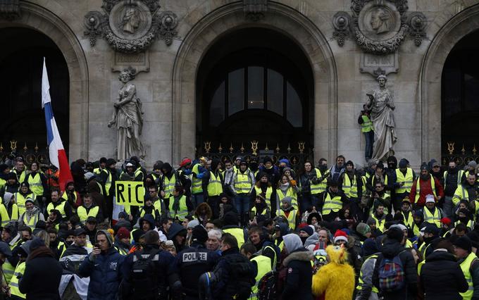 احتجاجات السترات الصفراء في فرنسا